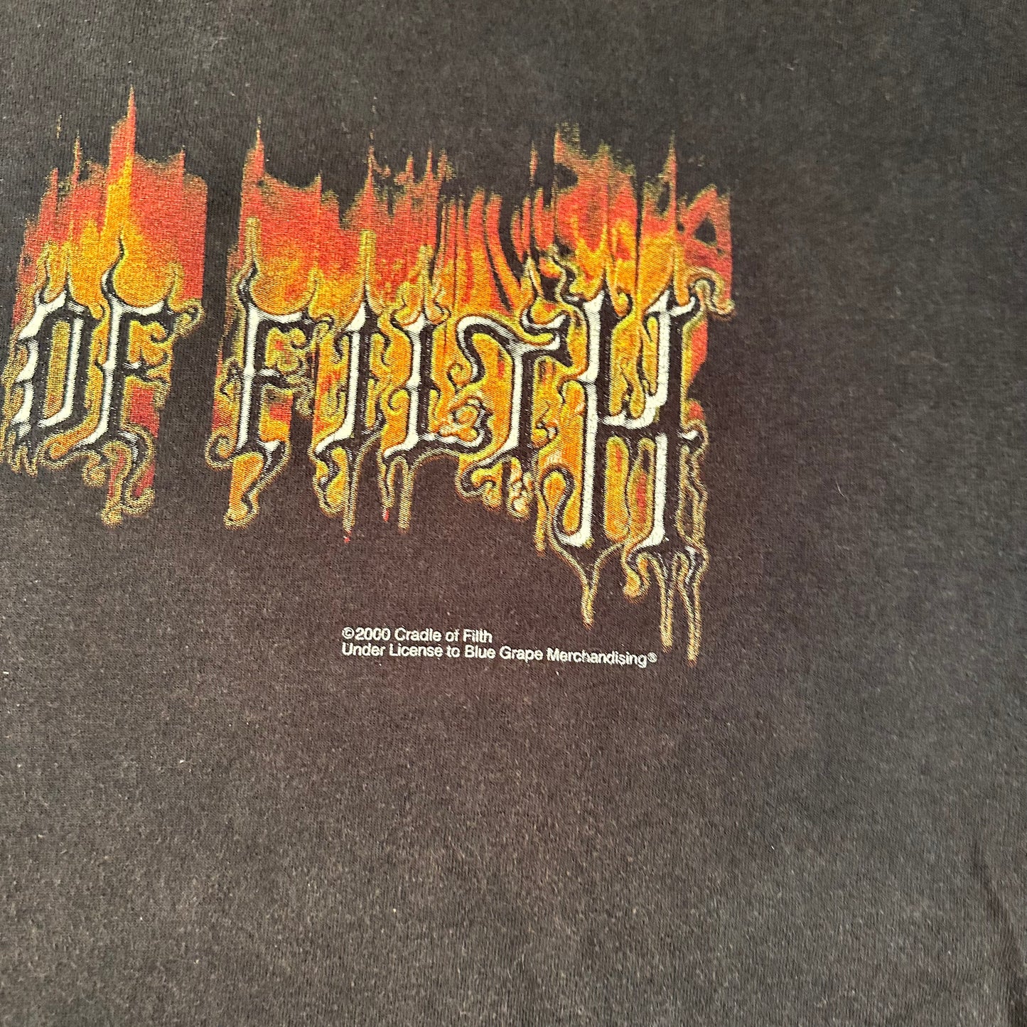 Vintage 2000 Cradle Of Filth Shirt XL