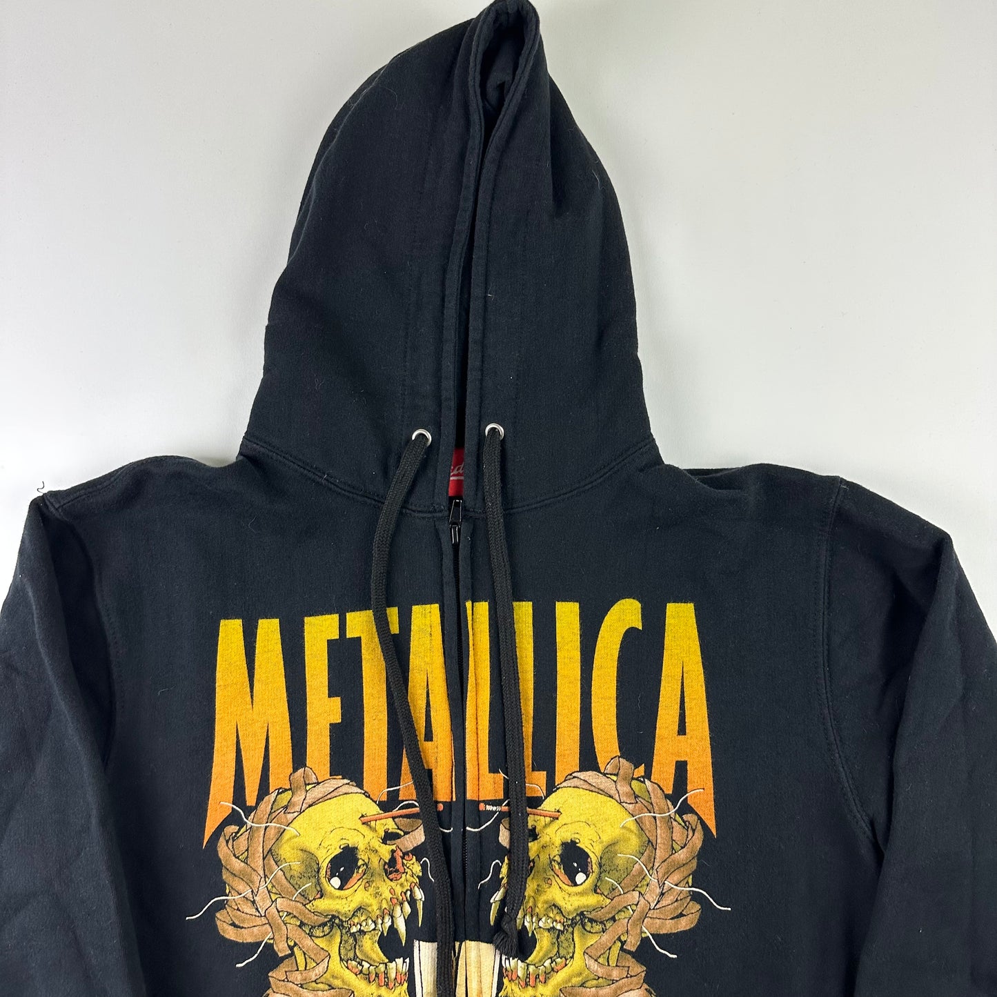 Vintage 2000s Metallica Zip Up Sweatshirt Medium Pushead