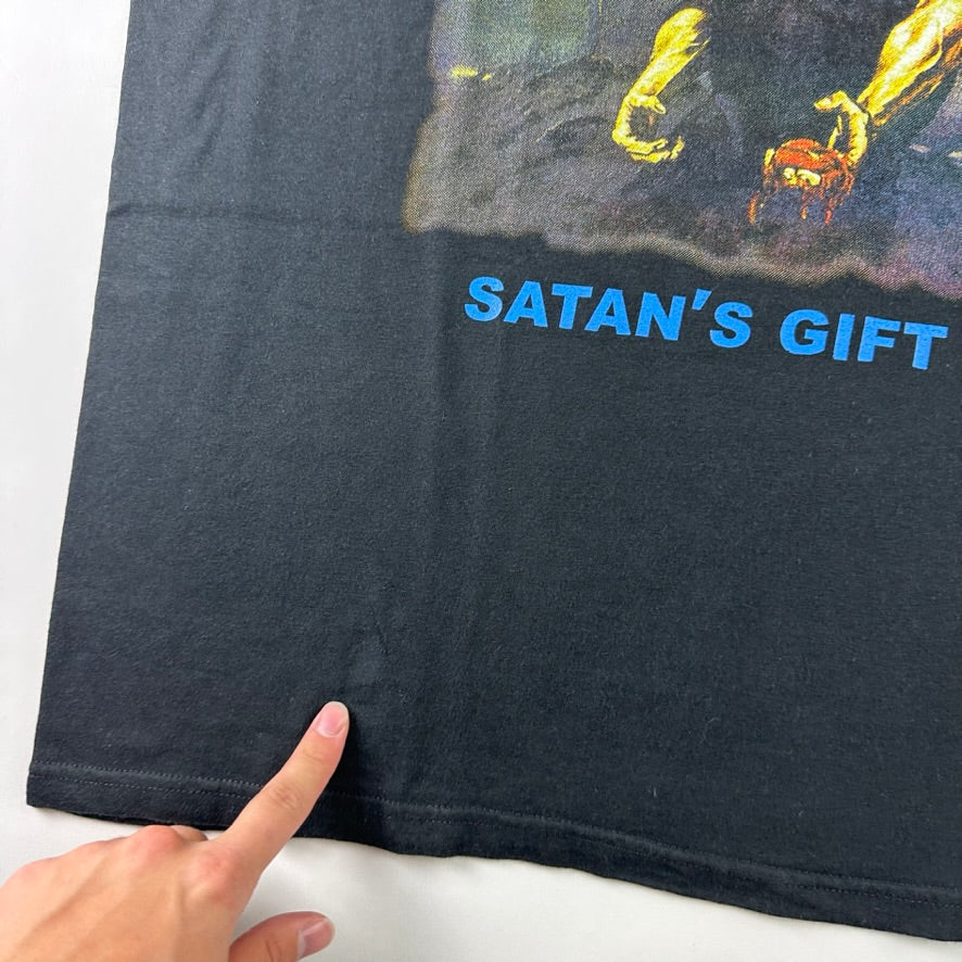 Vintage 2000s Deathrow Shirt Large Satans Gift