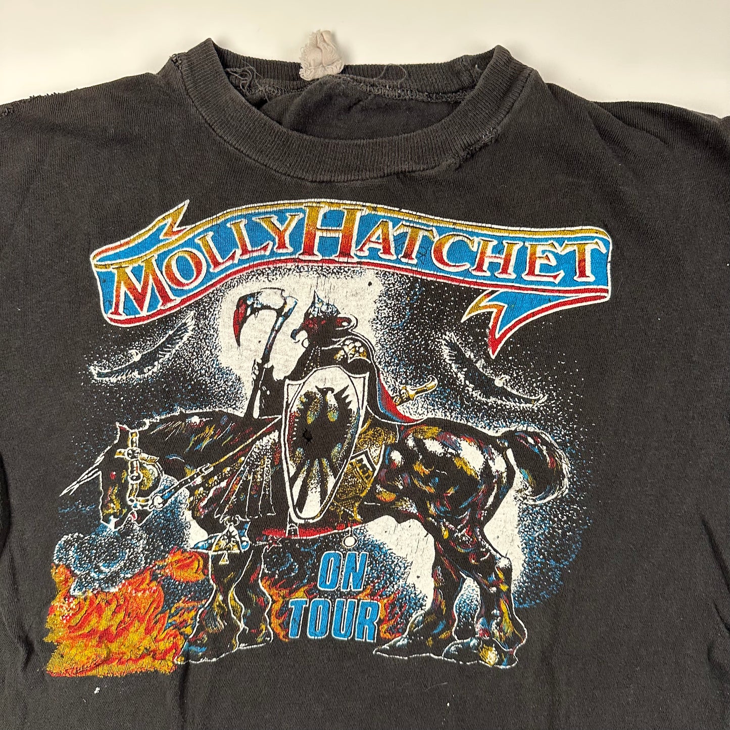 Vintage 70s Molly Hatchet Shirt Small