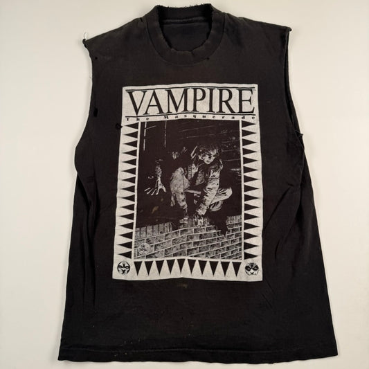 Vintage 90s Vampire Sleeveless Shirt Large The Masquerade