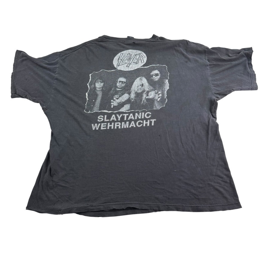Vintage 90s Slayer Shirt XXL Slaytanic Wehrmacht