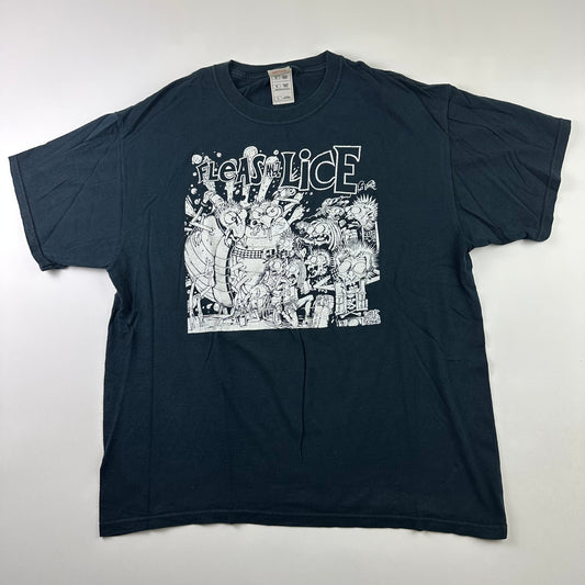 Vintage 2000s Fleas And Lice Shirt Large