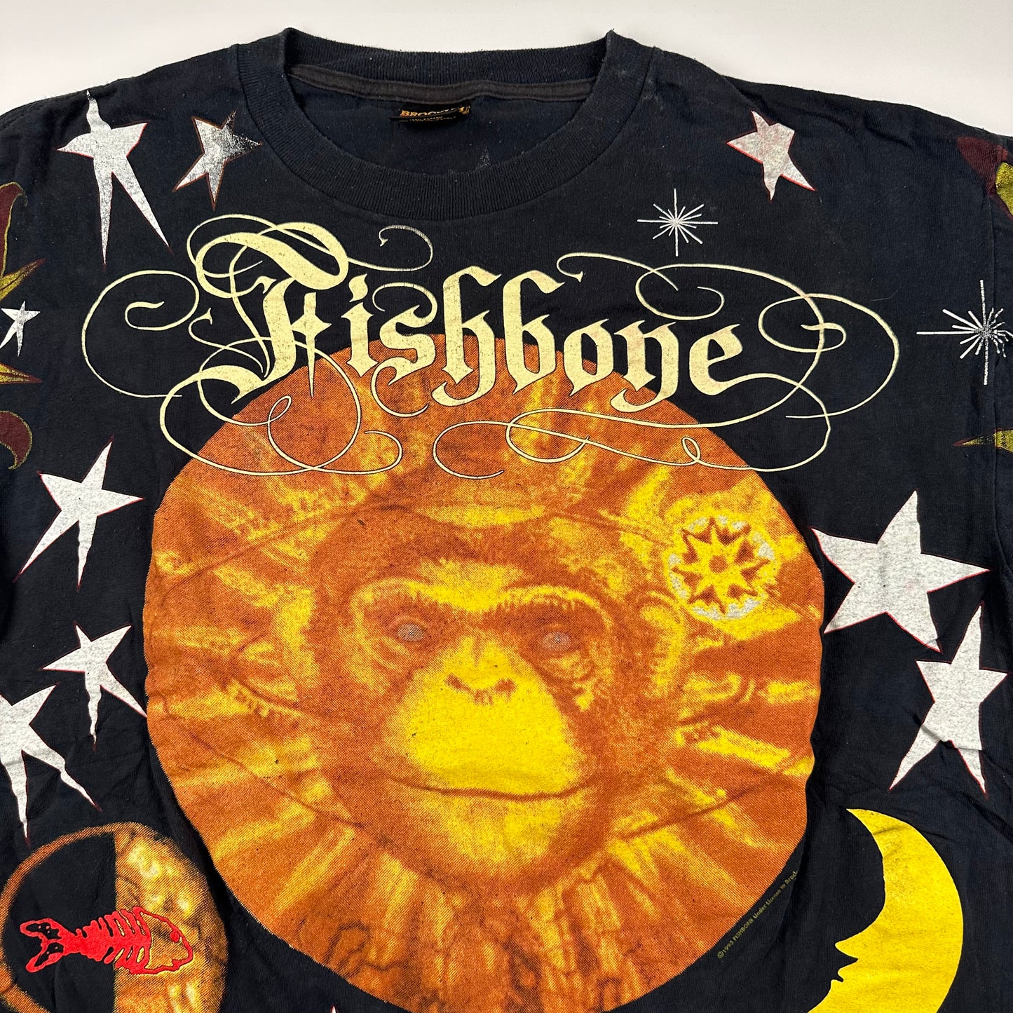 Vintage 1993 Fishbone Shirt XL Give A Monkey All Over Print