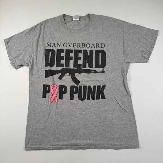 Man Overboard Shirt Large Defend Pop Punk