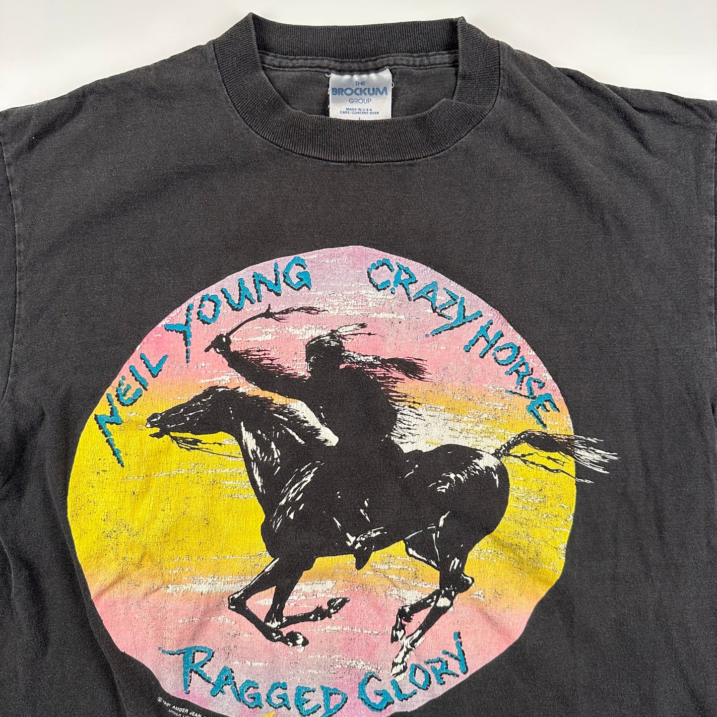 Vintage 1991 Neil Young Shirt Large Ragged Glory