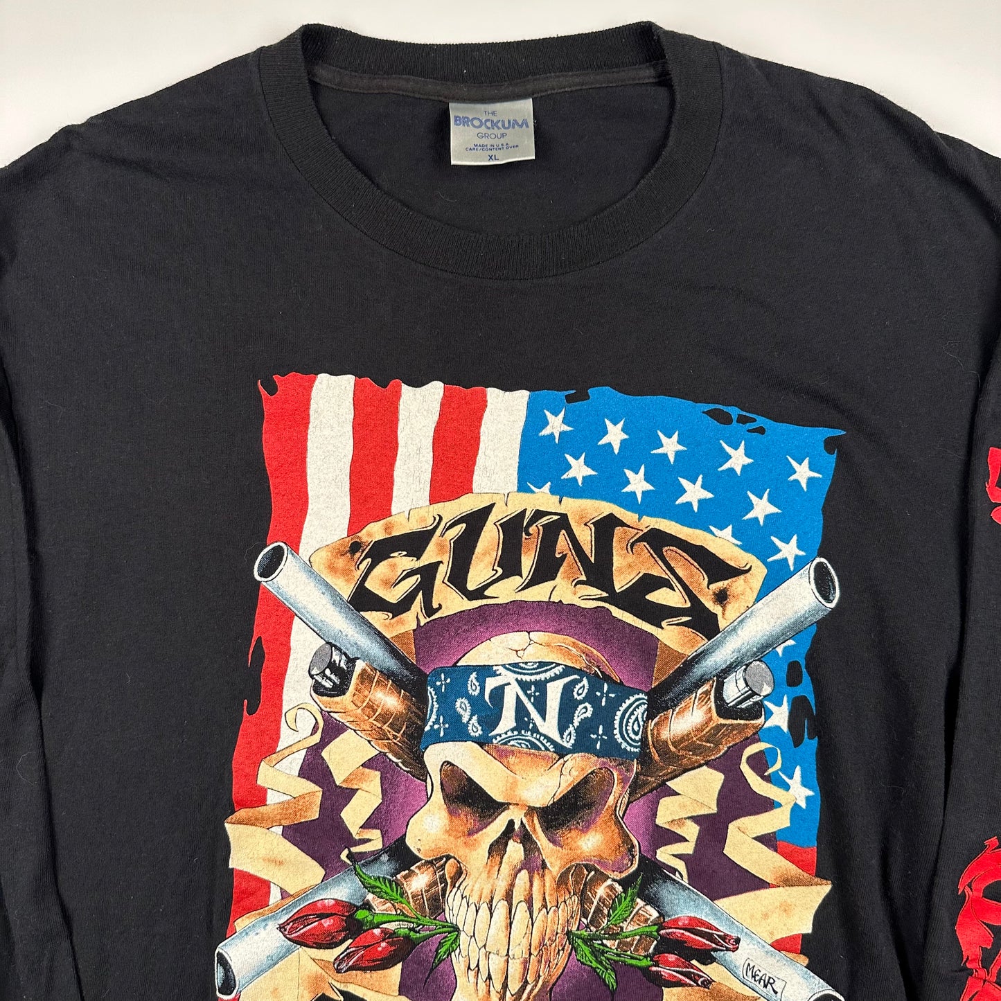 Vintage 1991 Guns N Roses Long Sleeve Shirt XL