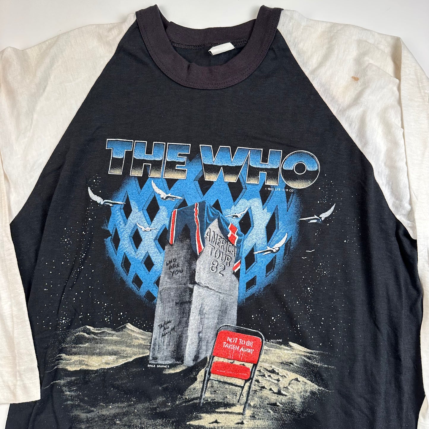 Vintage 1982 The Who Shirt Large America Tour