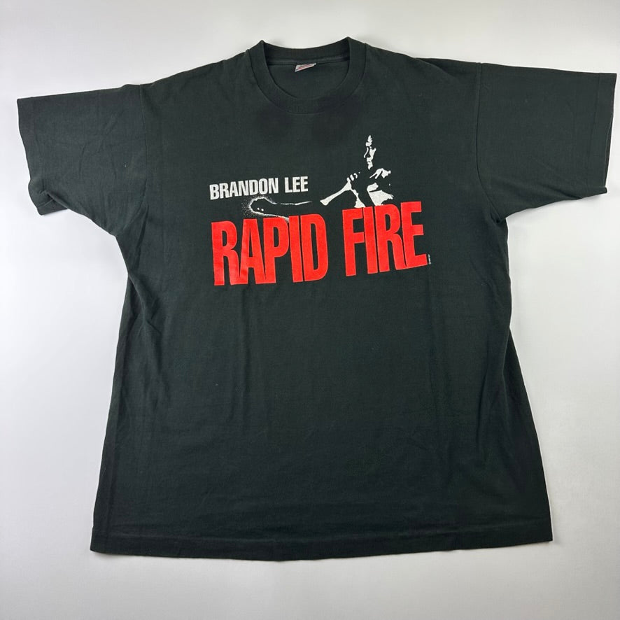 Vintage 1992 Rapid Fire Shirt XL Brandon Lee