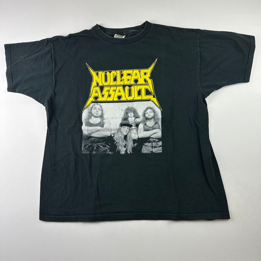 Vintage 90s Nuclear Assault Shirt XL World Wide