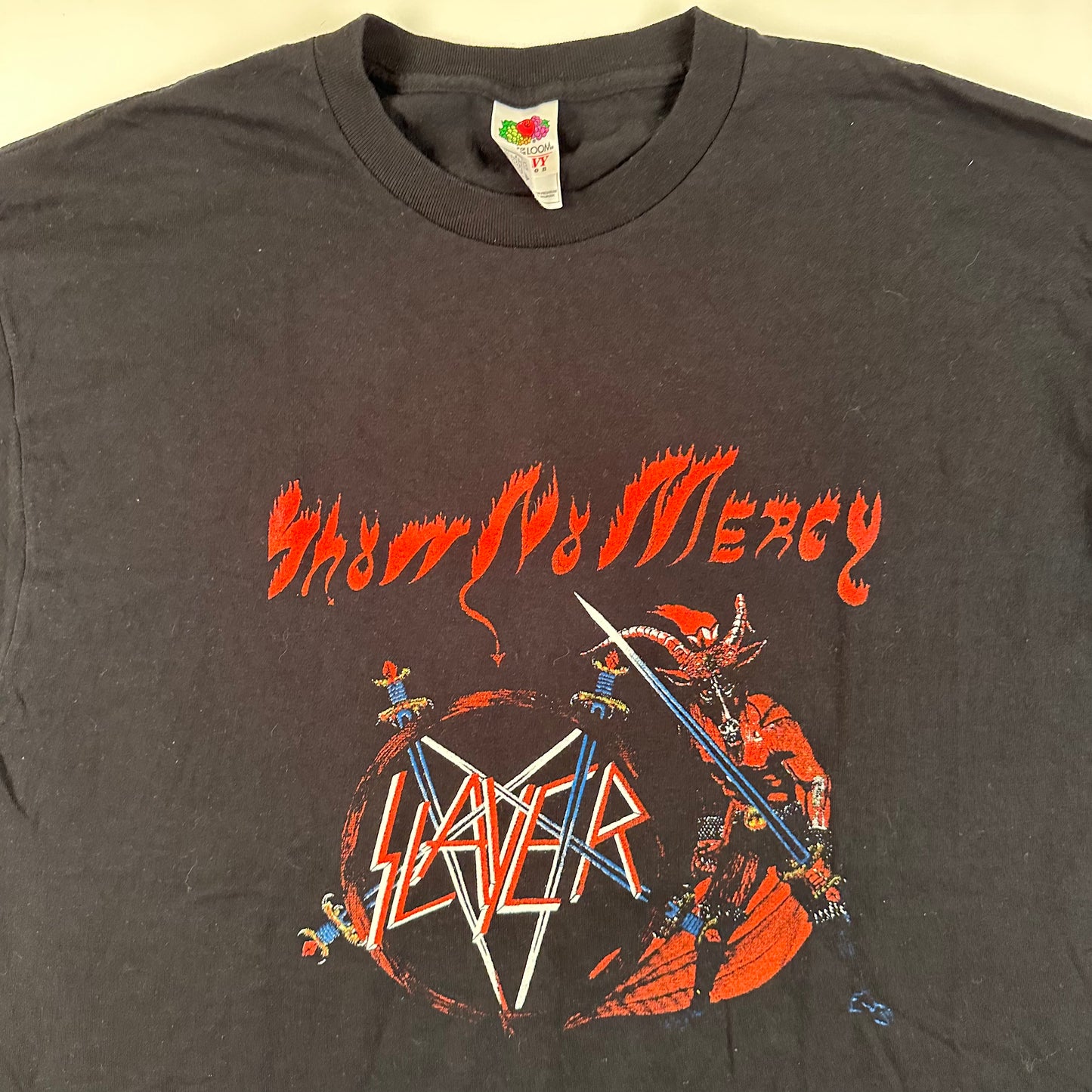 Vintage 2000s Slayer Shirt XL Show No Mercy