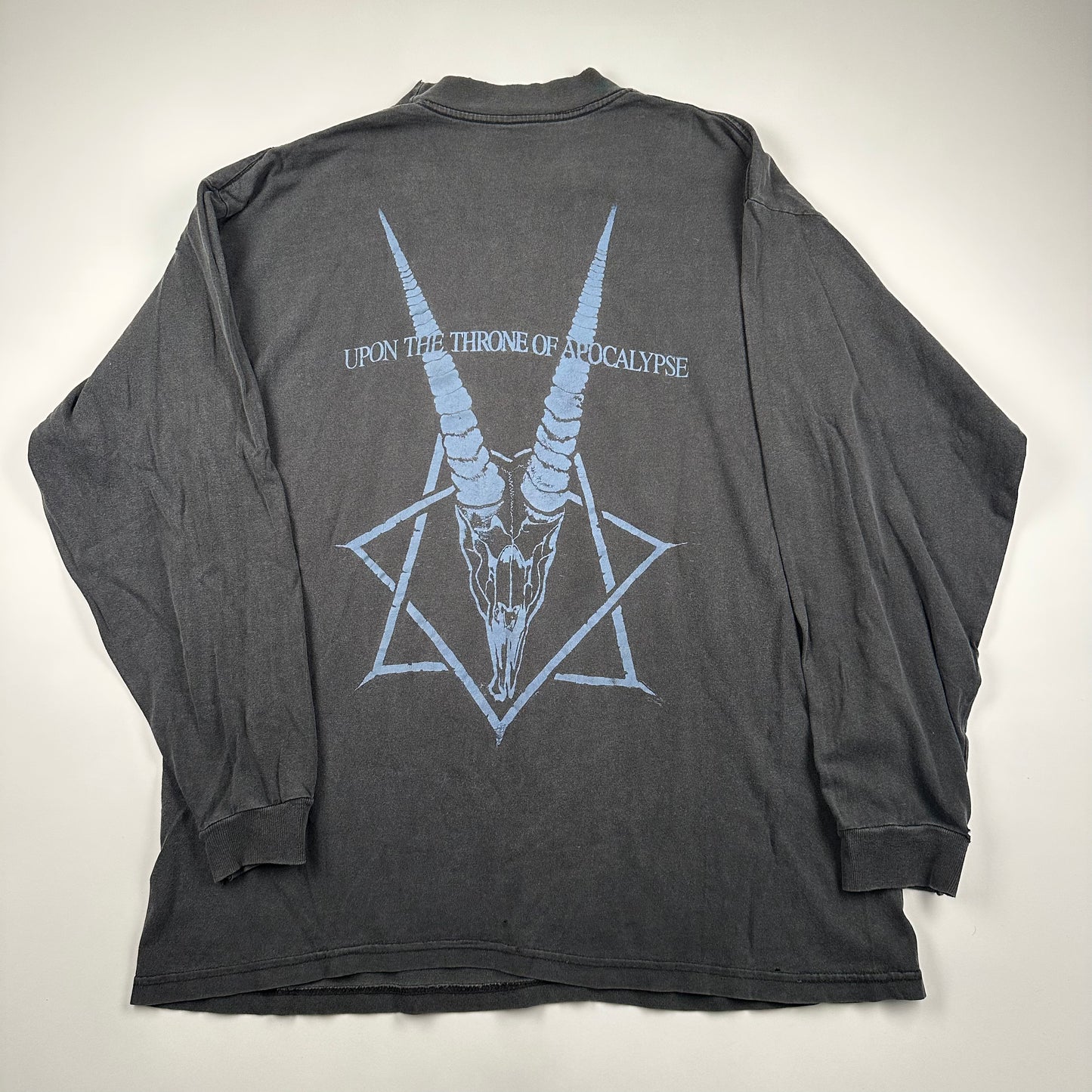 Vintage 90s Incantation Long Sleeve Shirt Large Upon The Throne