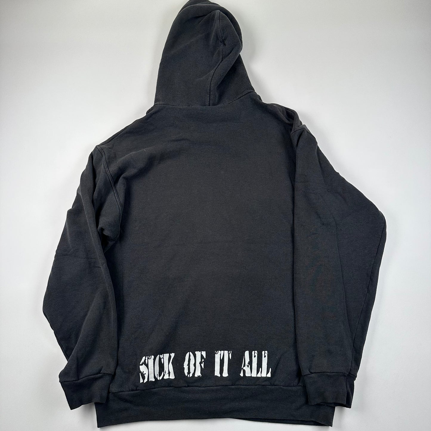 Vintage 2000s Sick Of It All Zip Up Sweatshirt Large