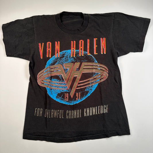 Vintage 1991 Van Halen Shirt Medium Unlawful Carnal