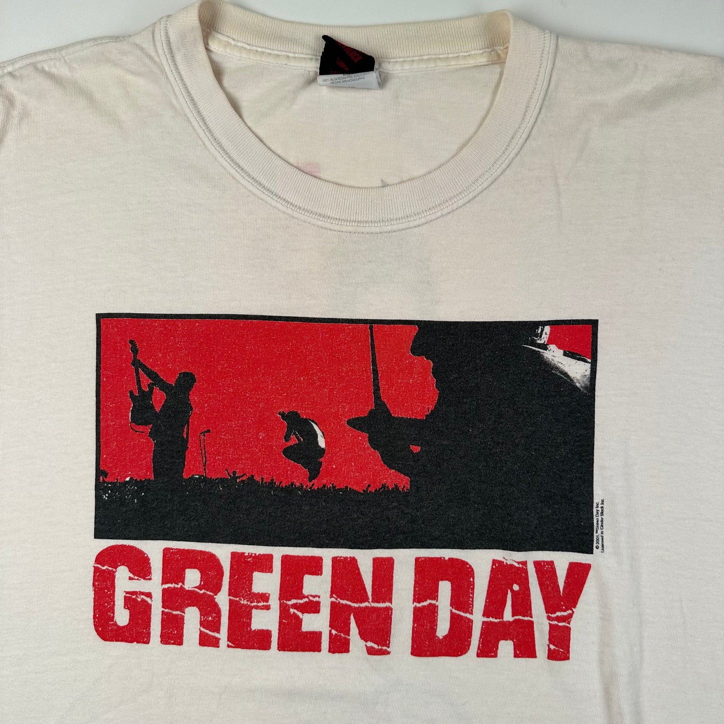 Vintage 2001 Green Day Shirt XL