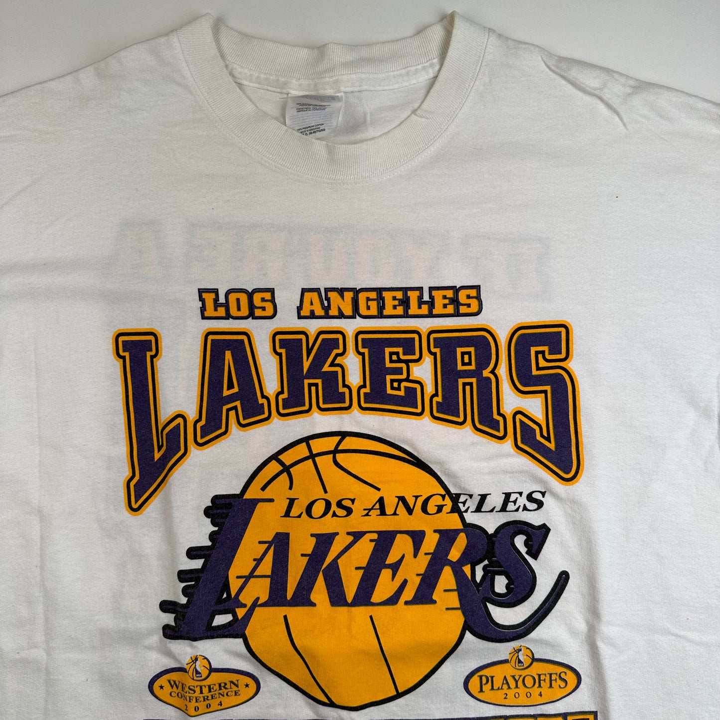 Vintage 2004 Los Angeles Lakers Shirt XL Finals