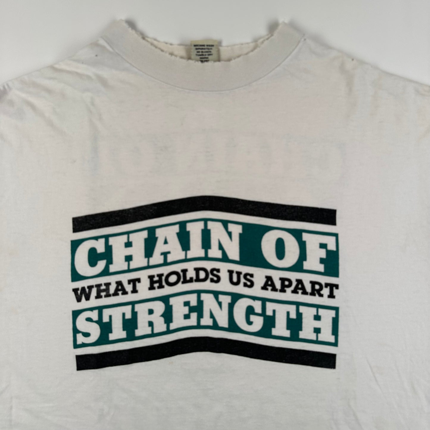 Vintage 90s Chain Of Strength Shirt XL