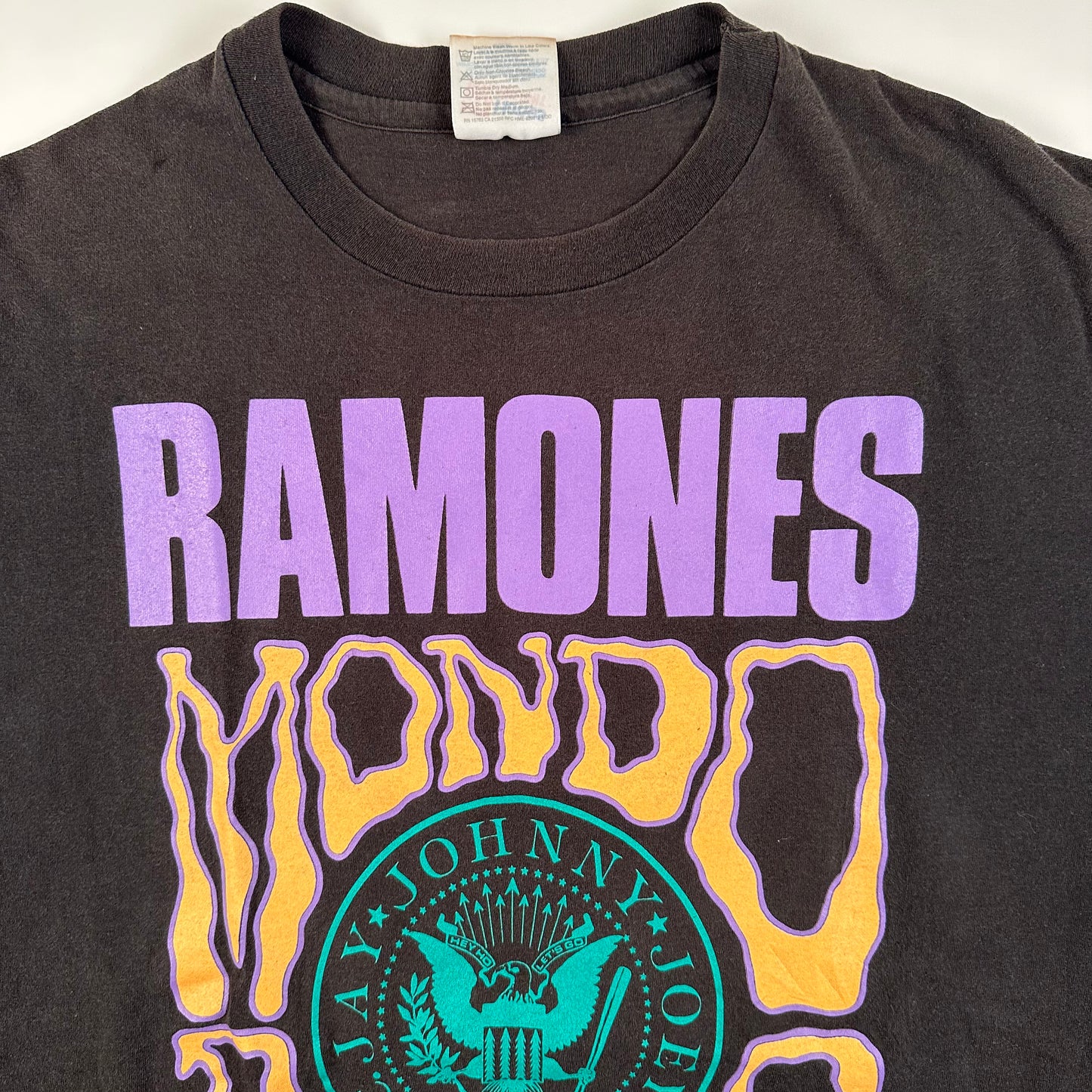 Vintage 1992 Ramones Shirt Large Mondo Bizarro