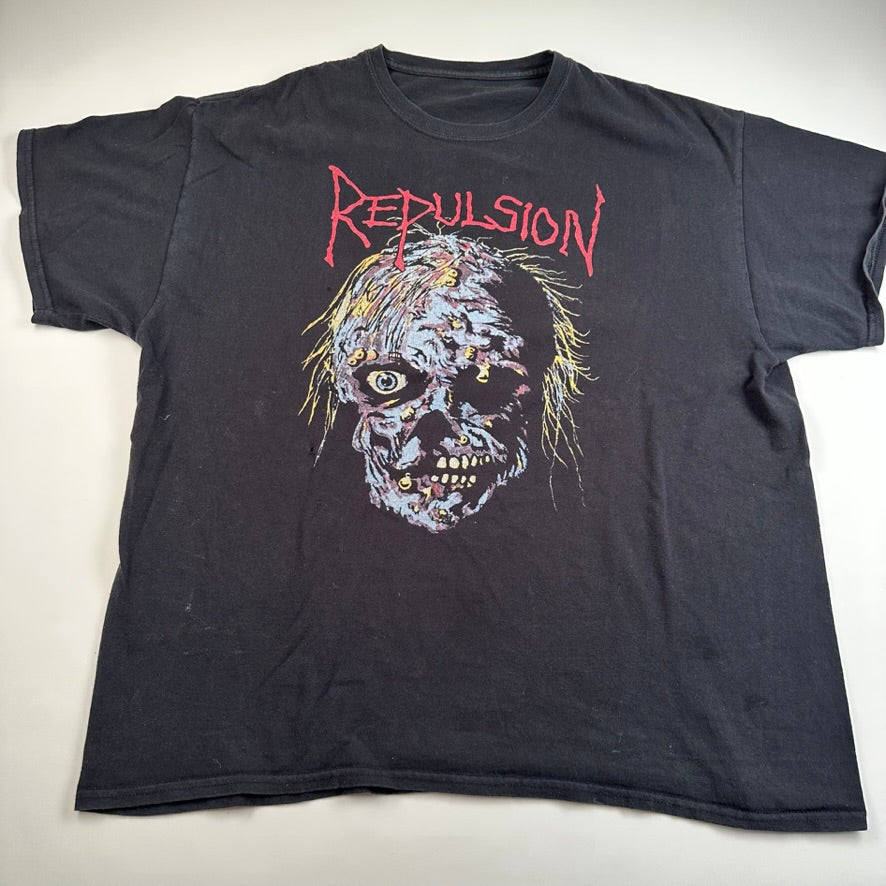 Vintage 2000s Repulsion Shirt XL Worm Infested