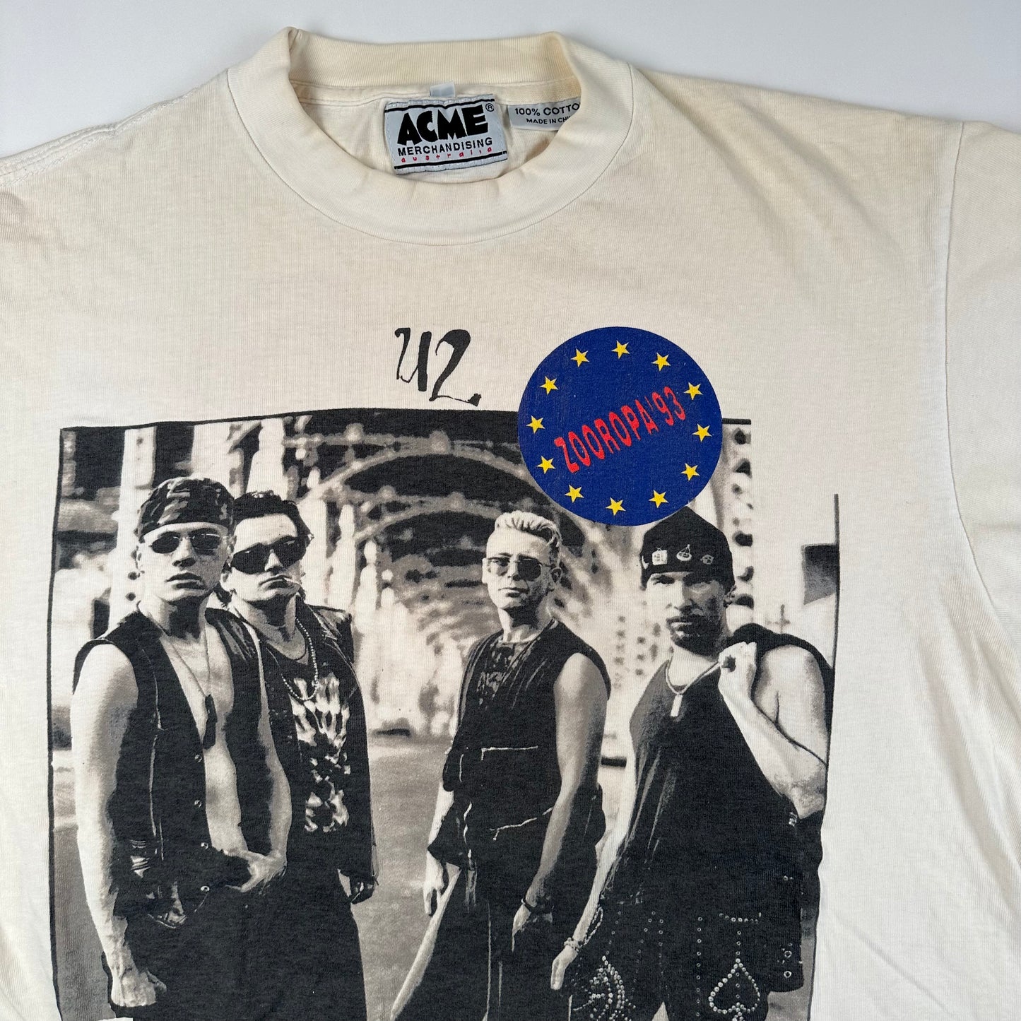 Vintage 1993 U2 Shirt Large Zoo Tv