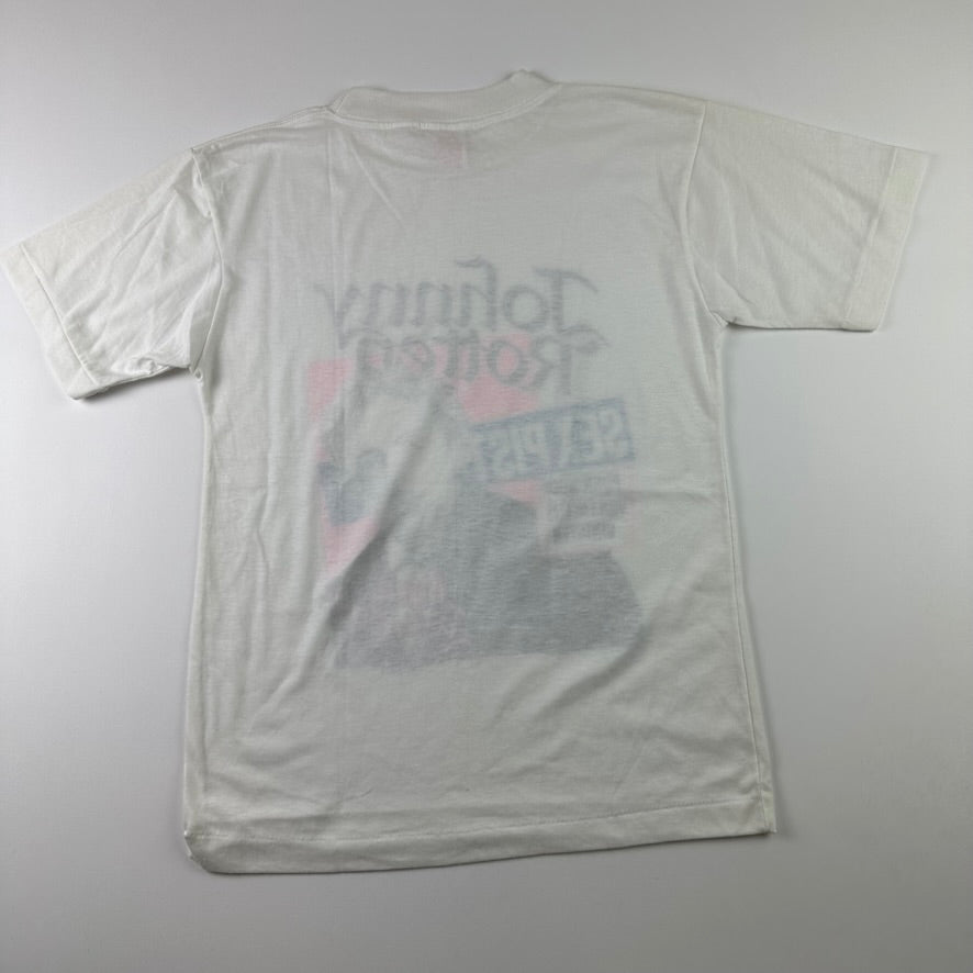 Vintage 80s Johnny Rotten Shirt Medium I'm a Lazy Sod Sex Pistols