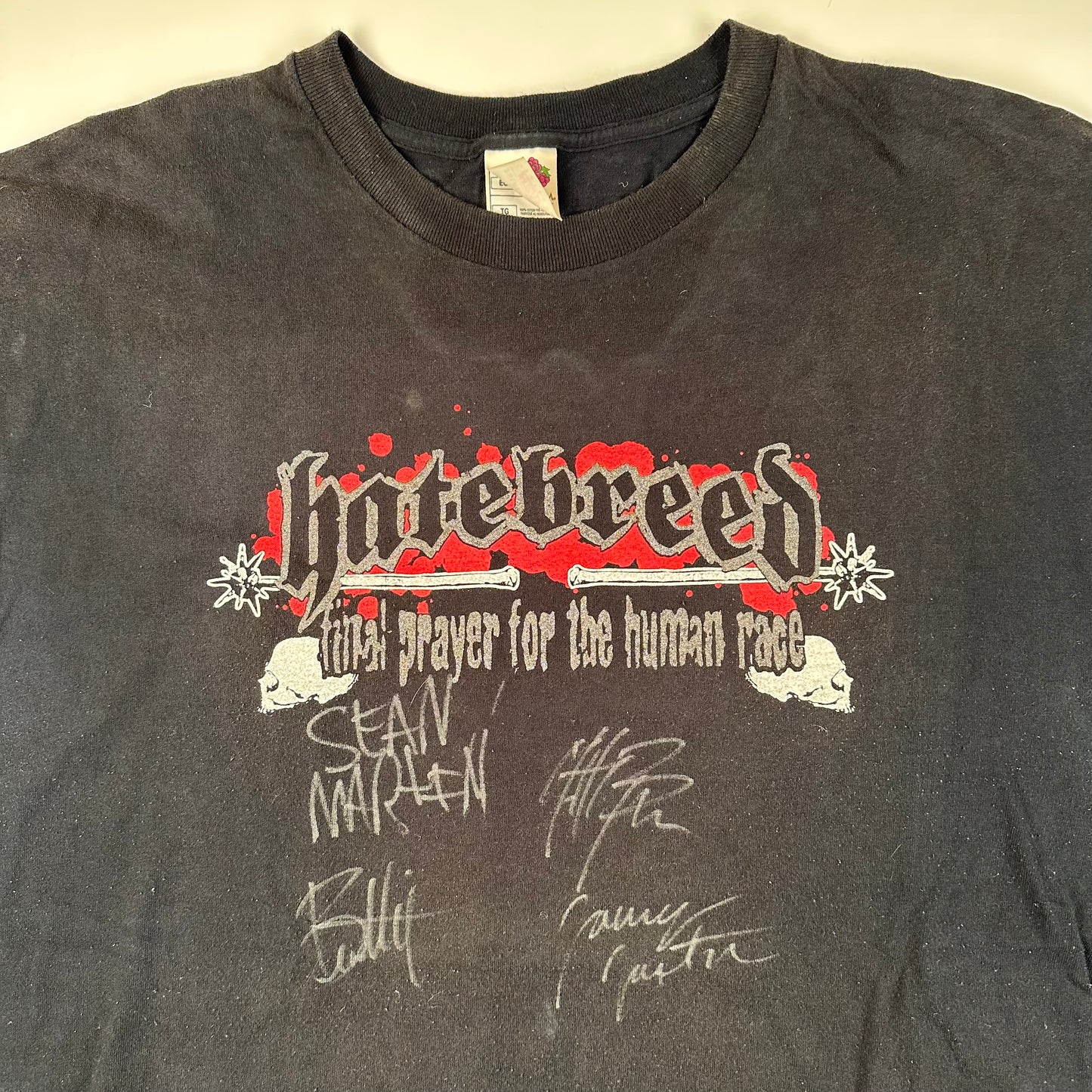 Vintage 2000s Hatebreed Shirt XL Autographed / Signed By Band