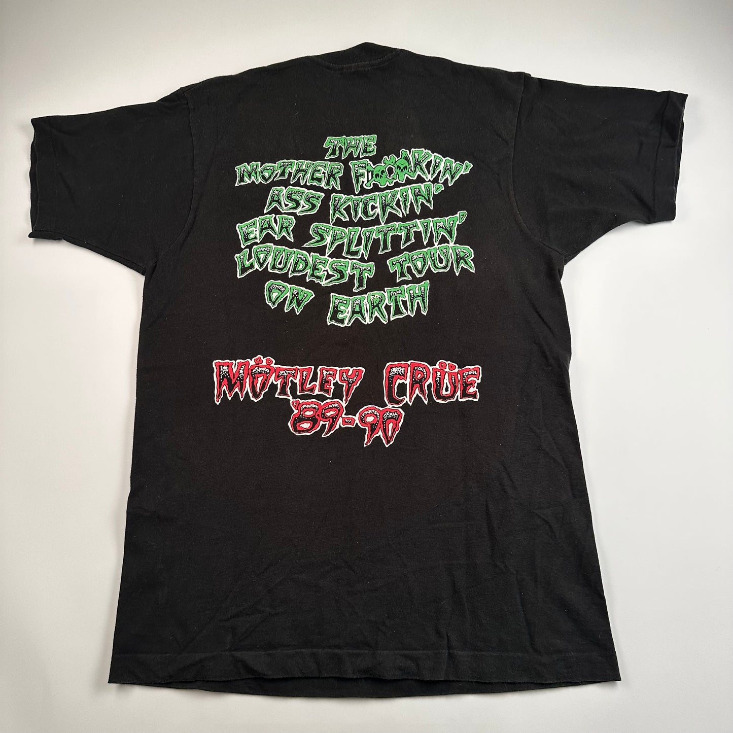 Vintage 1989 Motley Crue Shirt Large Dr Feel Good