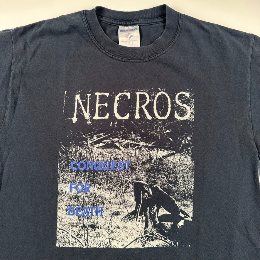 Vintage 2000s Necros Shirt Medium Conquest For Death