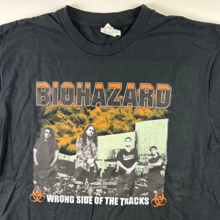 Biohazard Shirt Large Wrong Side Of The Tracks