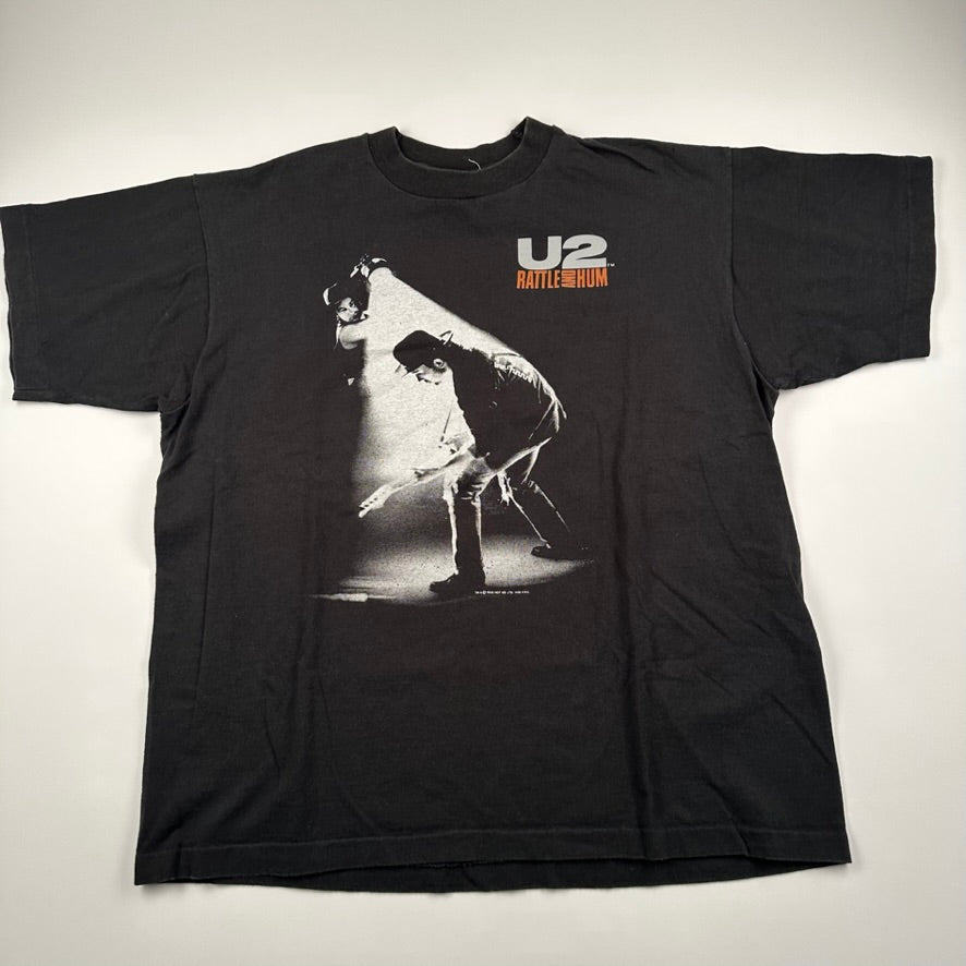 Vintage 1988 U2 Shirt XL Rattle And Hum