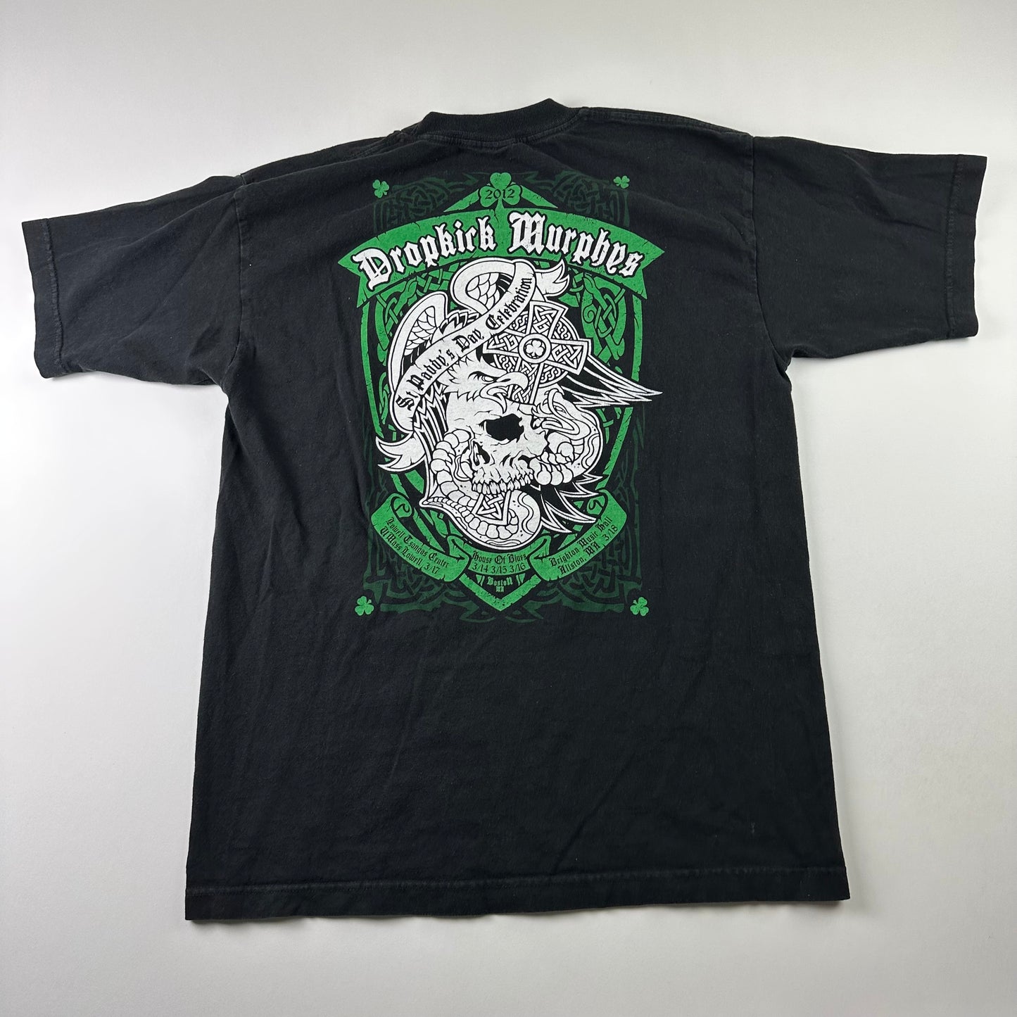 2012 Dropkick Murphys Shirt Large