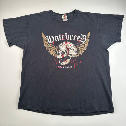 Vintage 2000s Hatebreed Shirt XL Love Crucified