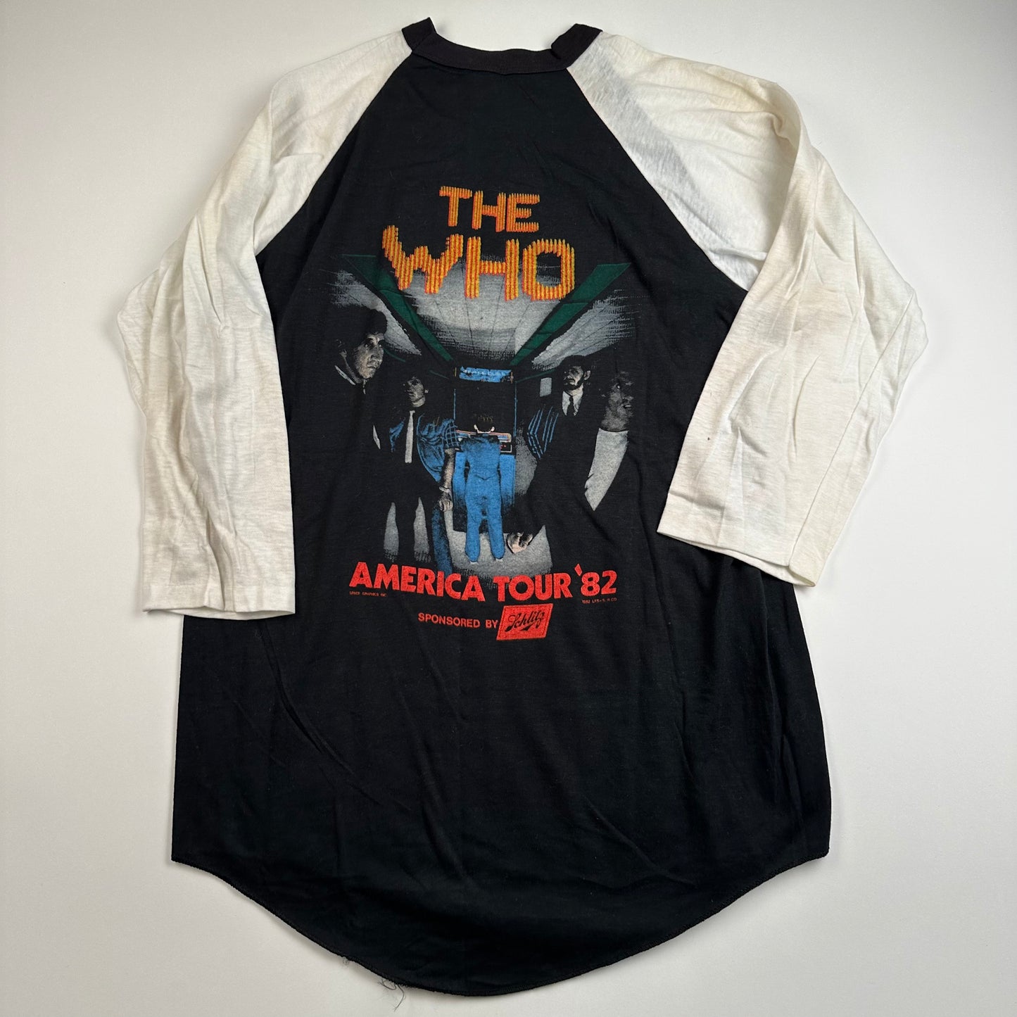 Vintage 1982 The Who Shirt Large America Tour