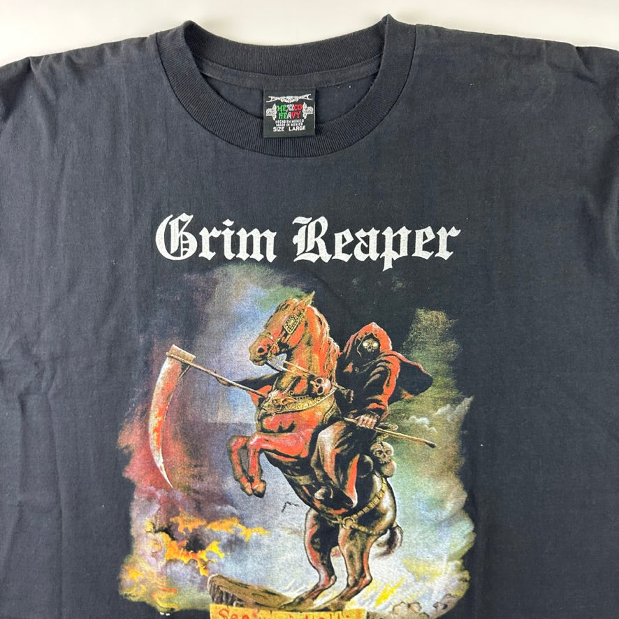 Vintage 2000s Grim Reaper Shirt Large See You In Hell