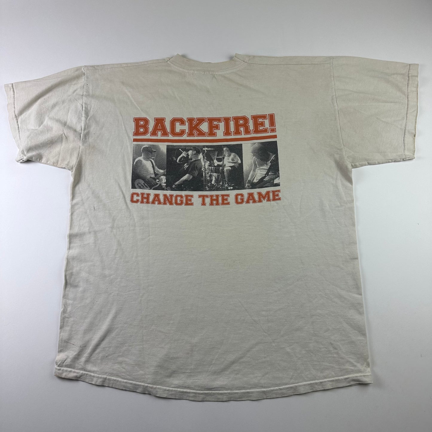 Vintage 2000s Backfire! Shirt XL Change The Game