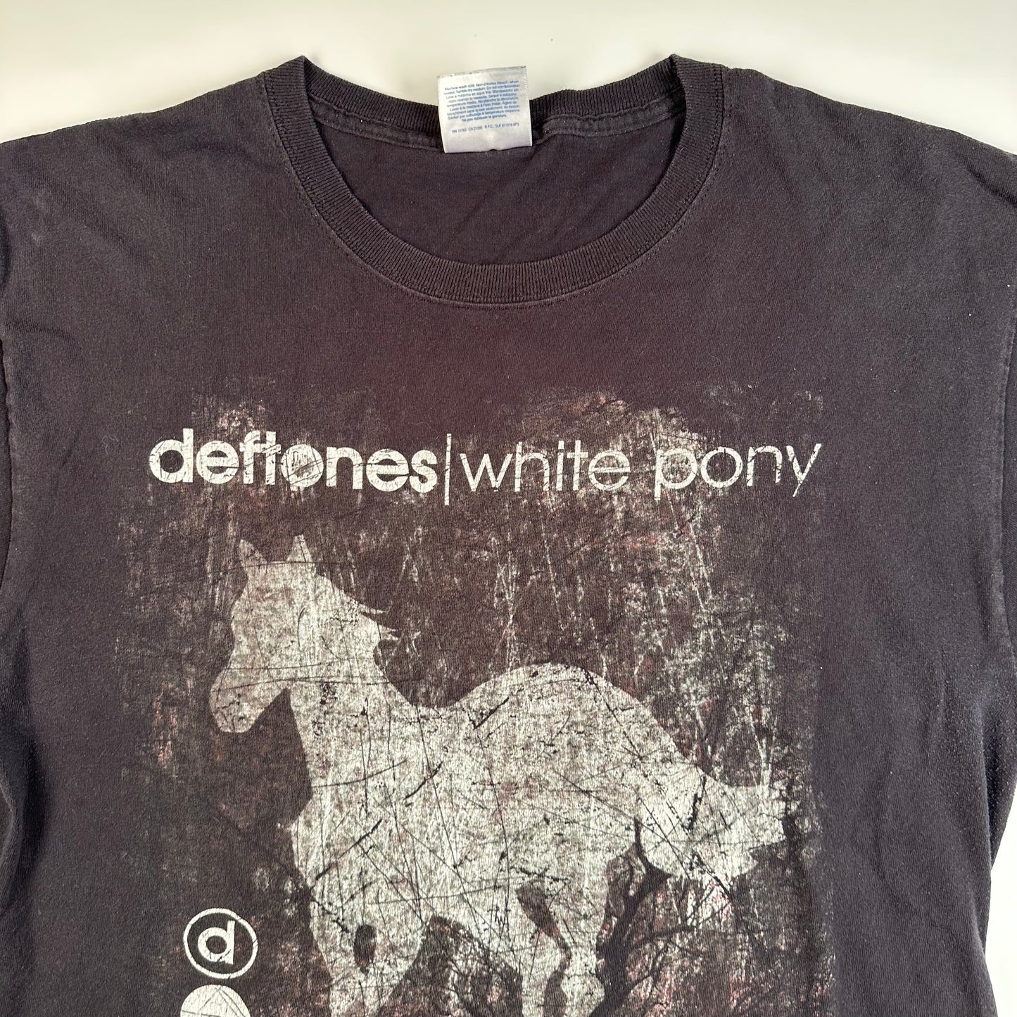 Vintage 2000s Deftones Shirt Large White Pony