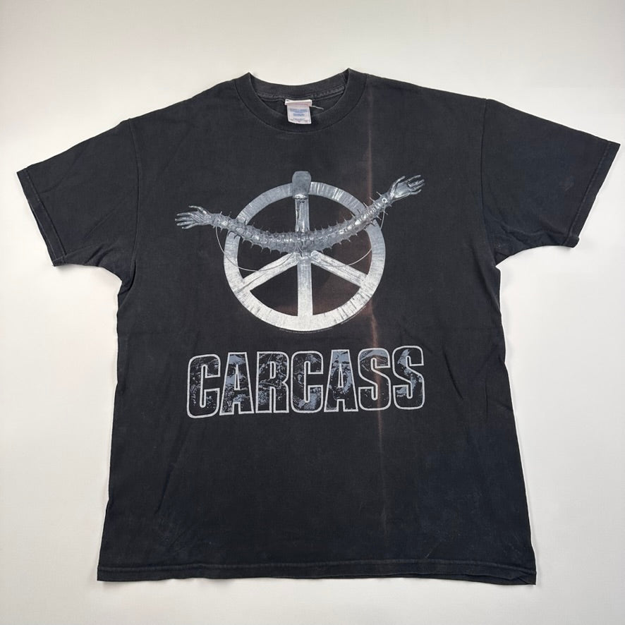 Vintage 2000s Carcass Shirt Large Heartwork