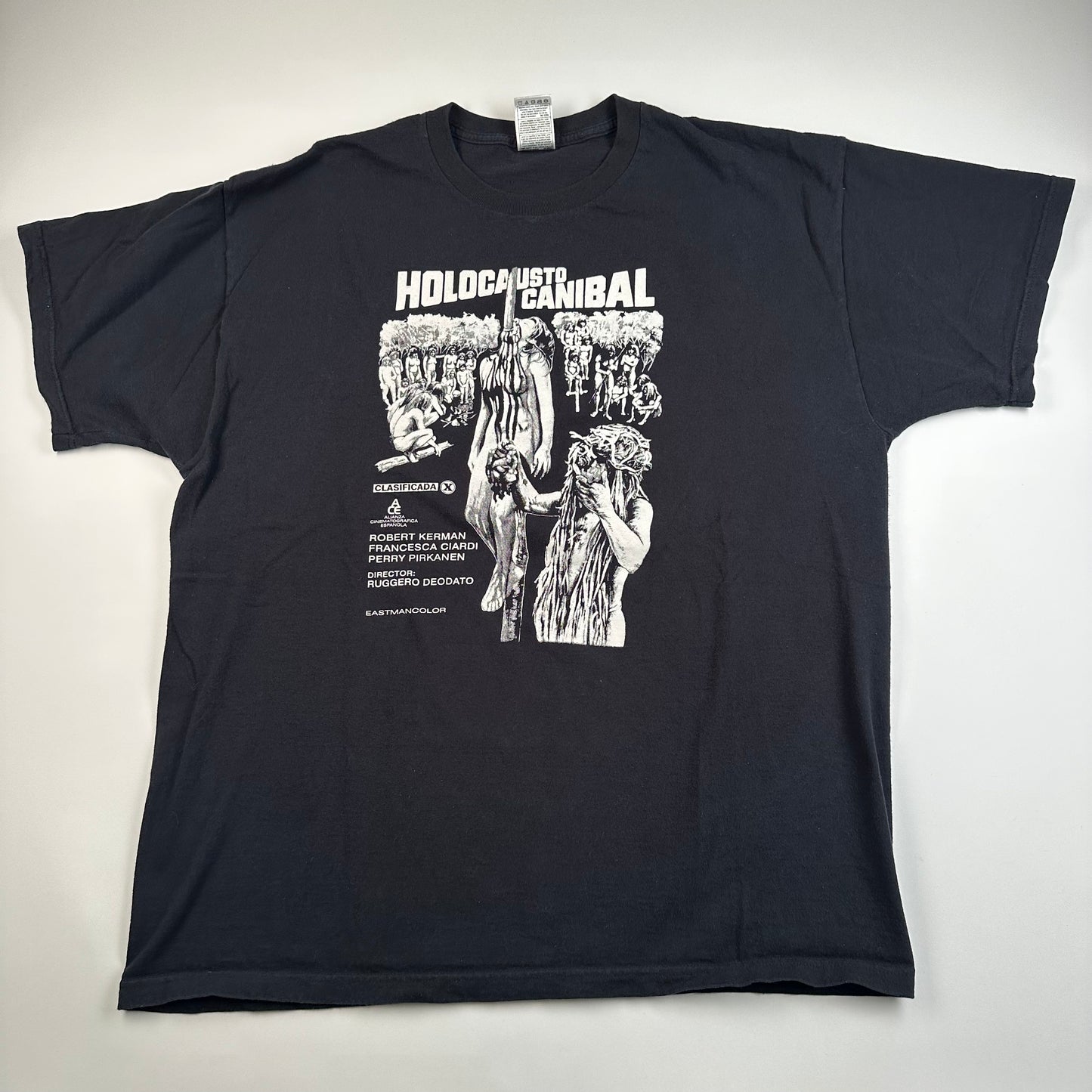 Vintage 2000s Holocausto Canibal Shirt XL