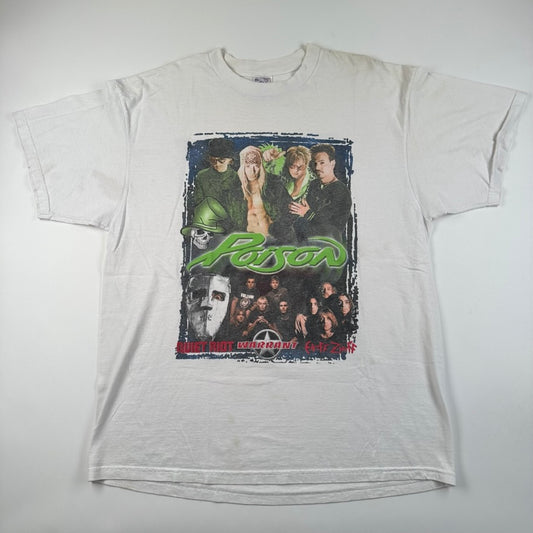 Vintage 2001 Poison Shirt XL Quiet Riot Warrant