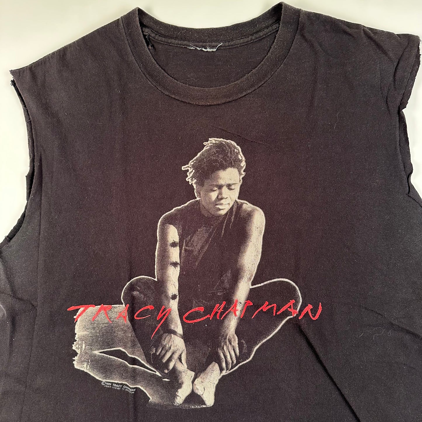 Vintage 1989 Tracy Chapman Sleeveless Shirt Large