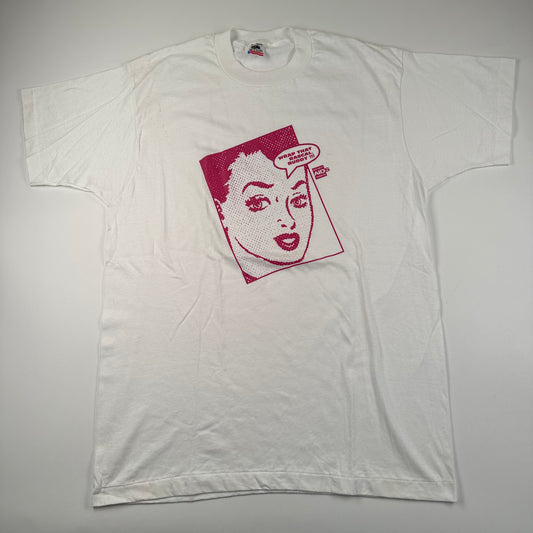 Vintage 90s Roy Lichtenstein AIDS Foundation Shirt XL Wrap Rascal