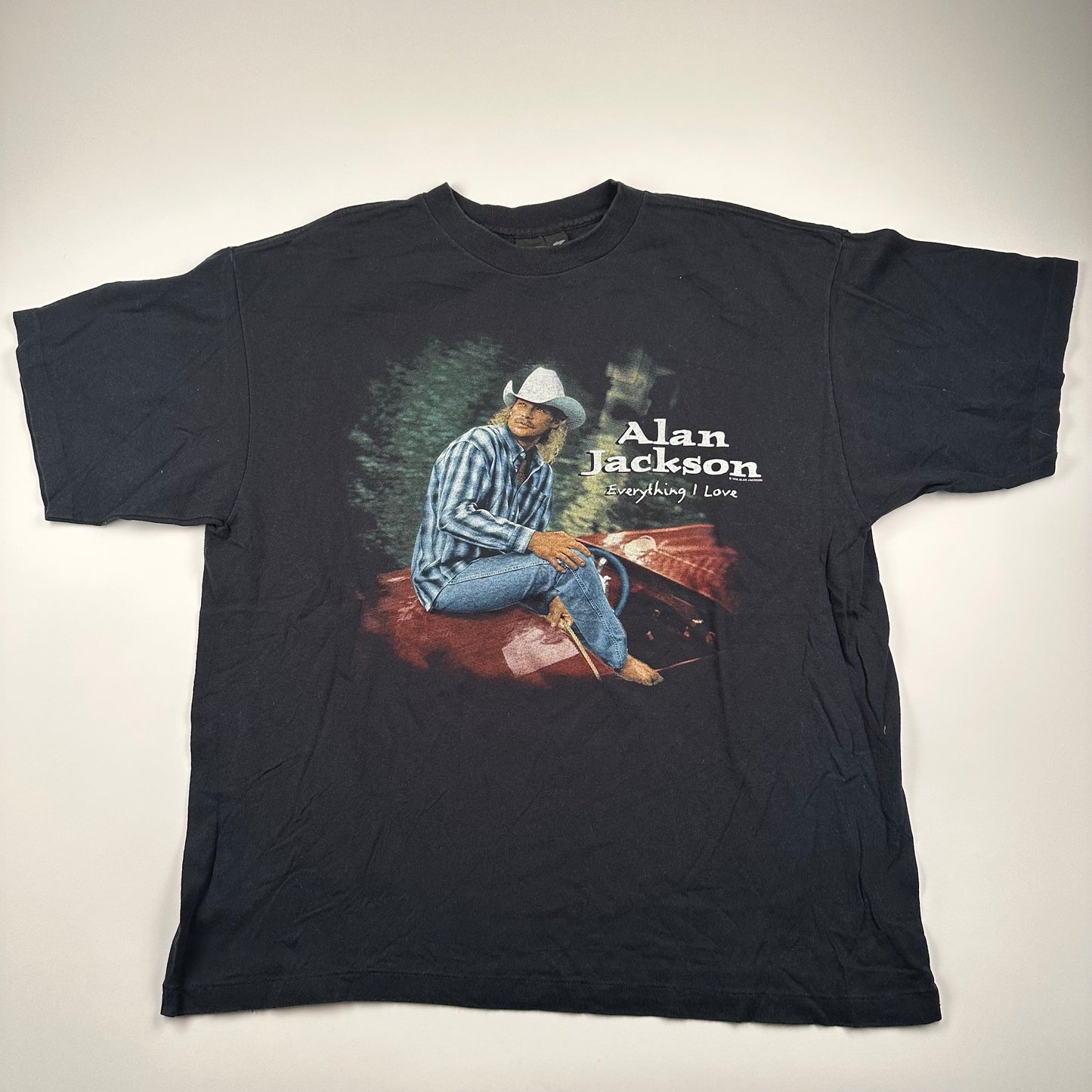 Vintage 1996 Alan Jackson Shirt XL Everything I Love