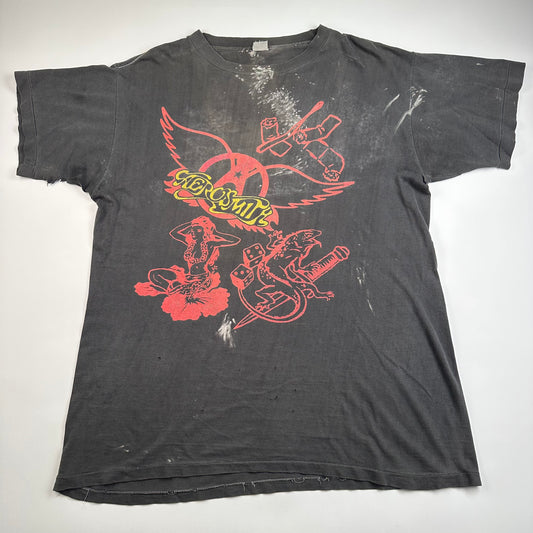 Vintage 1988 Aerosmith Shirt XL Permanent Vacation