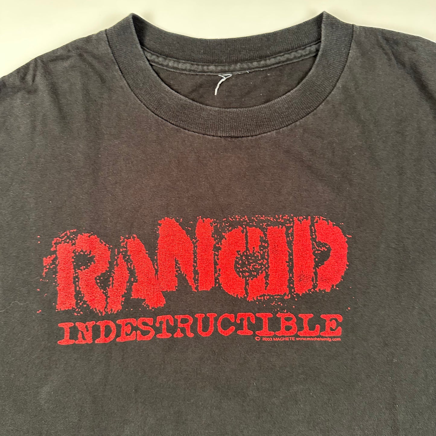 Vintage 2003 Rancid Shirt XL Indestructible