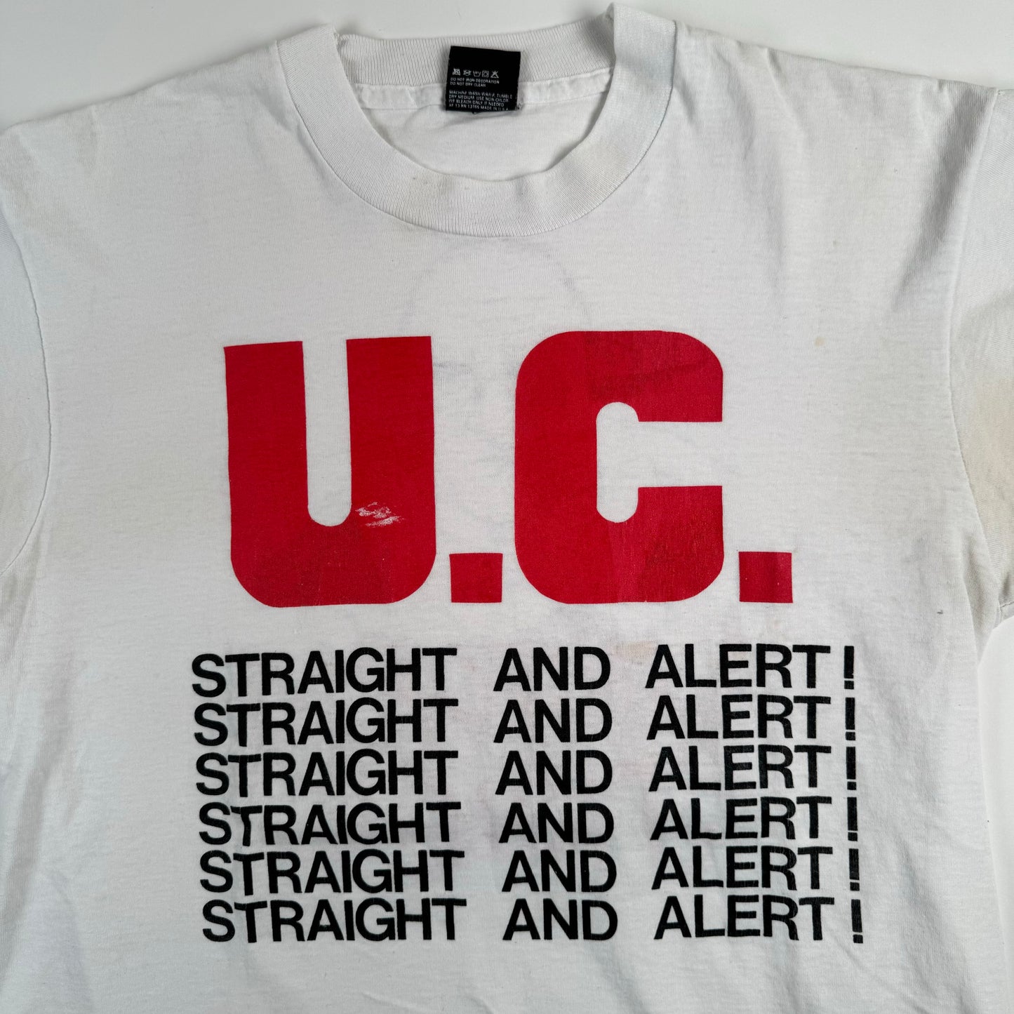 Vintage 90s Uniform Choice Shirt Large Straight And Alert