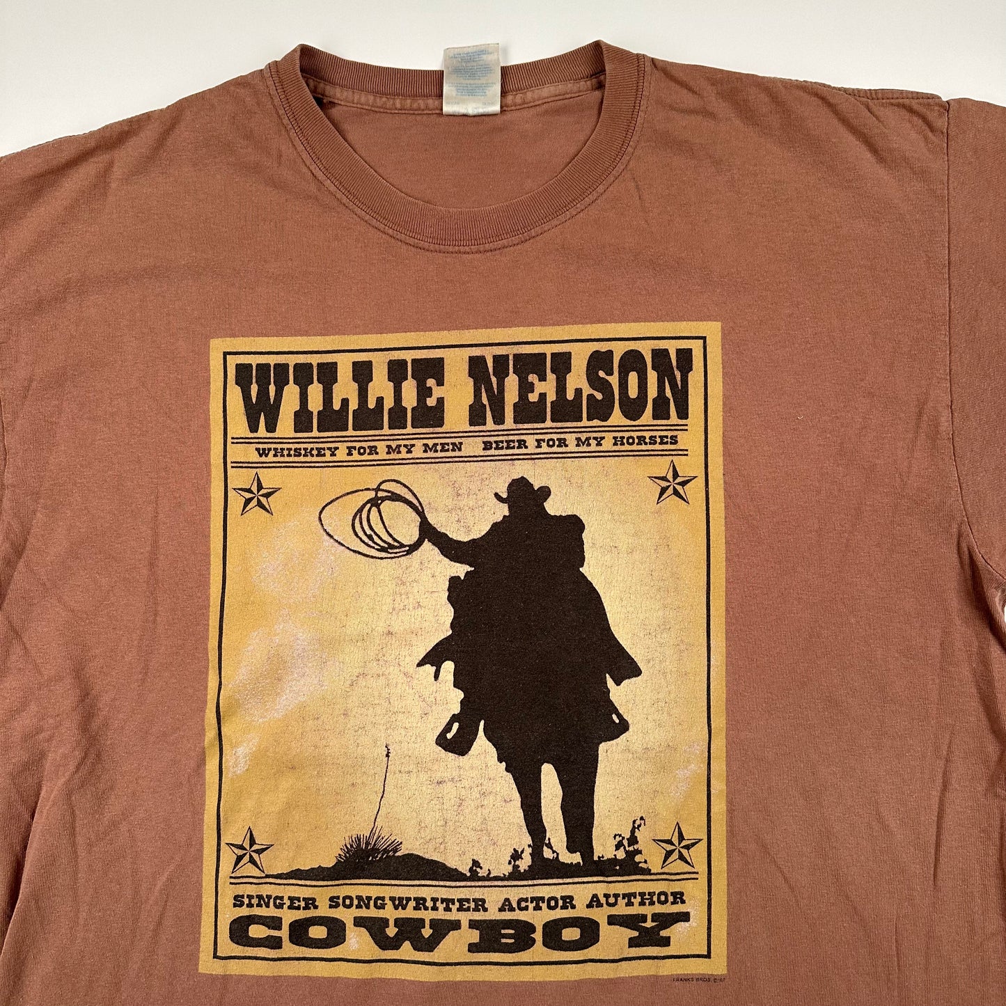 Vintage 2000s Willie Nelson Shirt XL Old Whiskey River