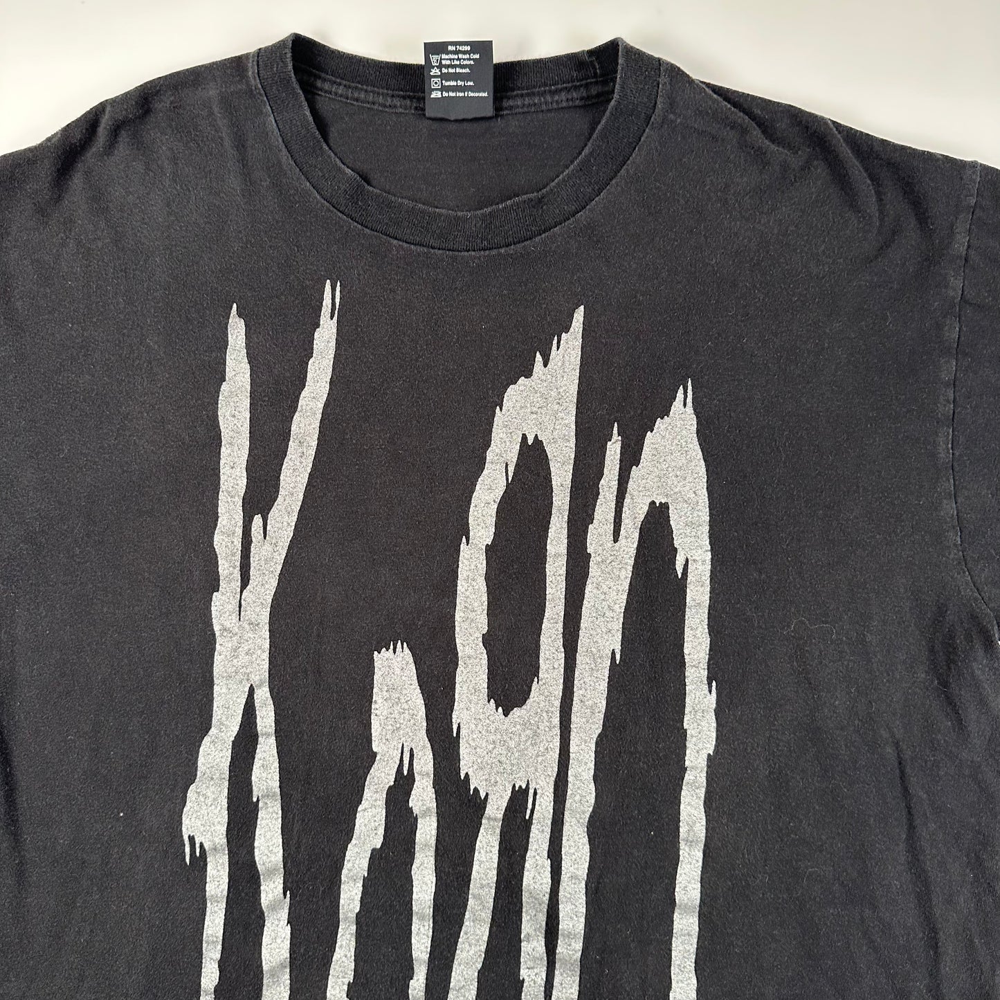 Vintage 90s Korn Shirt XL Life Is Peachy