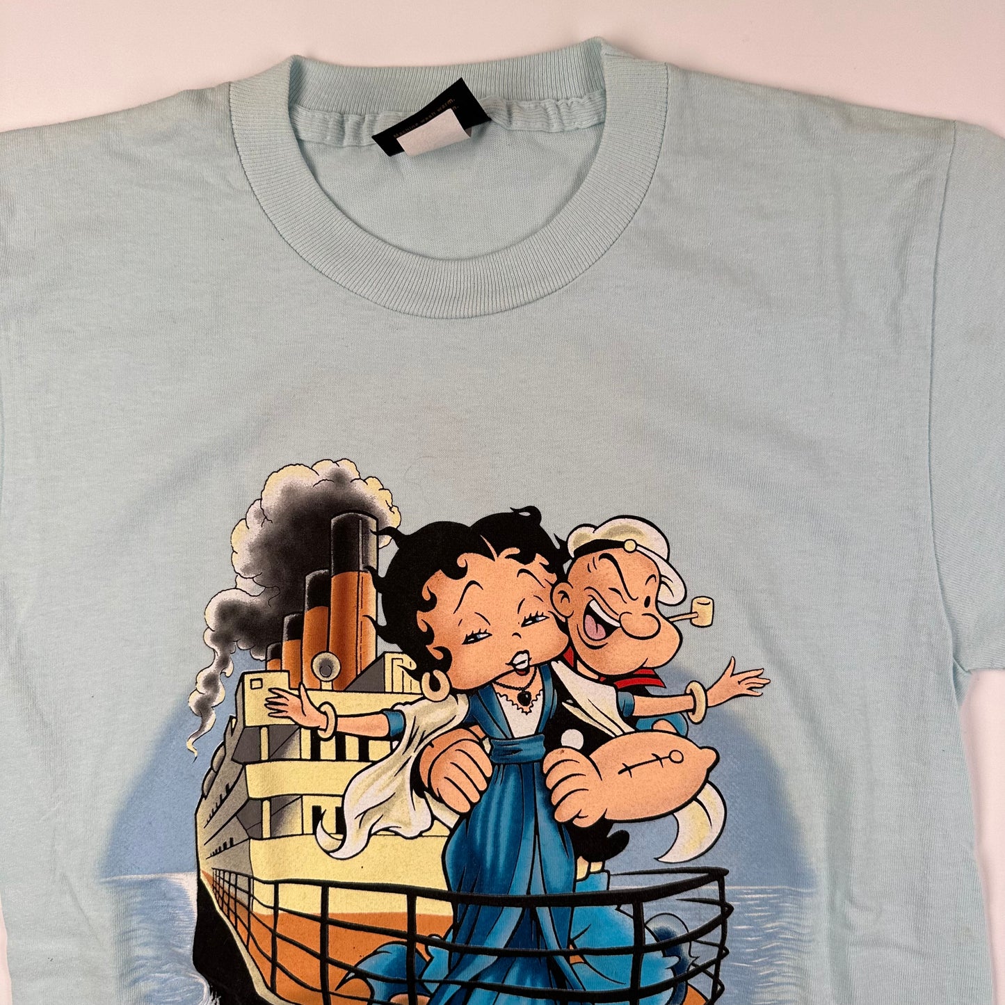 Vintage 1998 Betty Boop Popeye Titanic Shirt Small