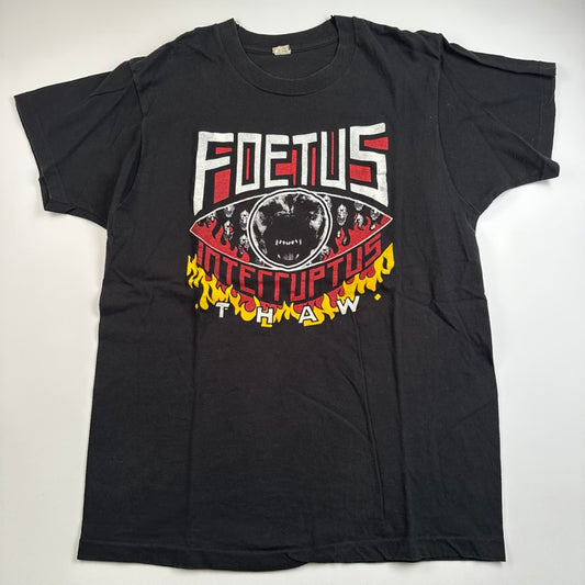 Vintage 80s Foetus Shirt XL Interruptus