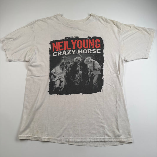 Vintage 2001 Neil Young Shirt Large Crazy Horse